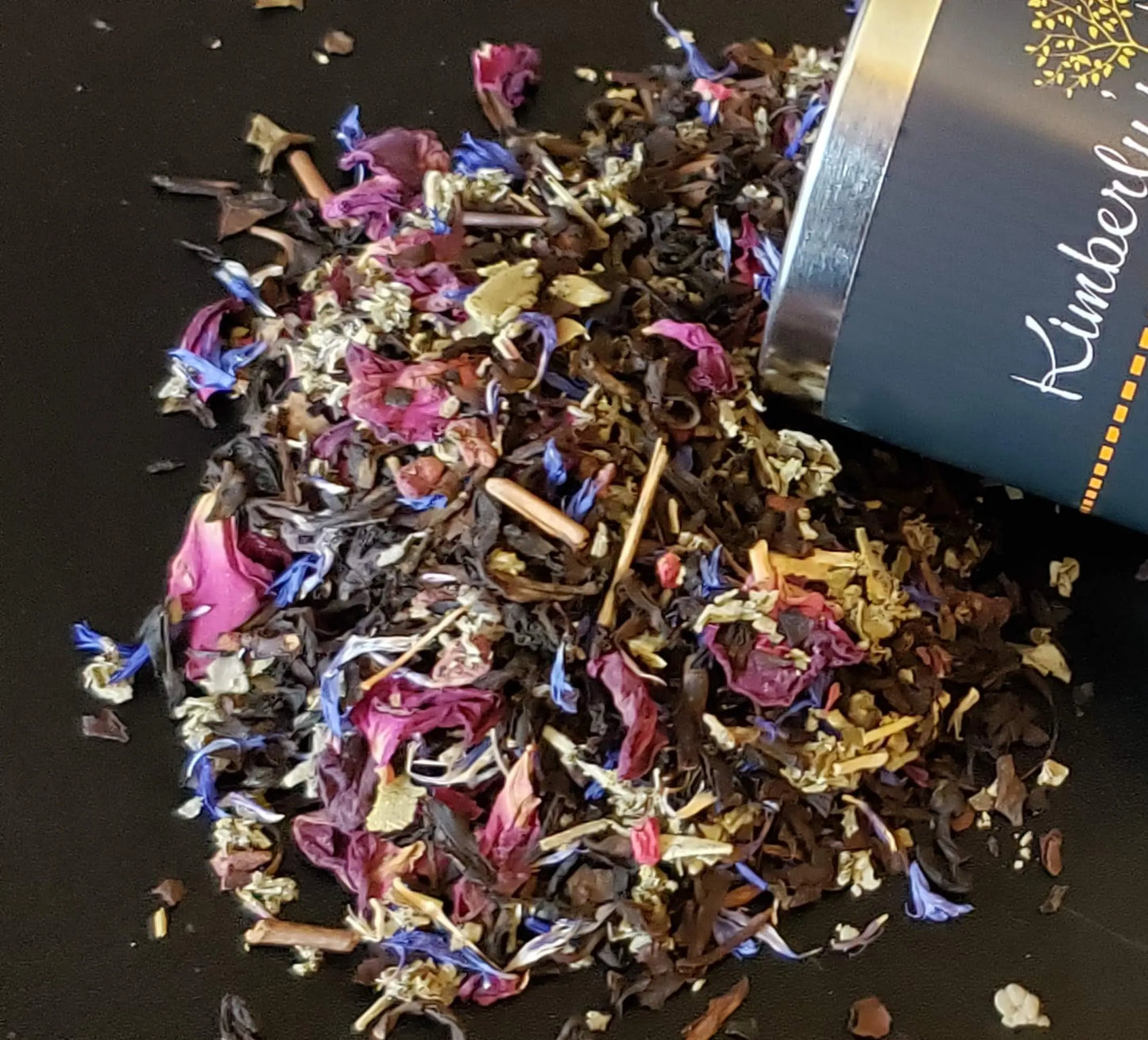 Blackberry Sage Oolong Tea..Delicious Loose tea Made with Real Blackberries Kimberlys Kupboard