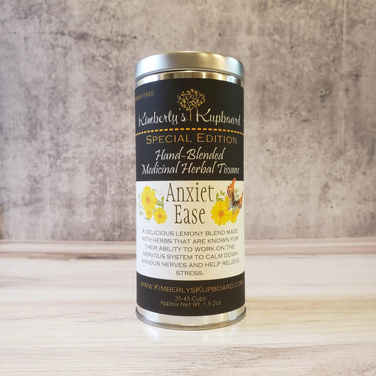 Anxiet-Ease Calming Herbal tea for Anxiety Relief, Stress Relief Kimberlys Kupboard