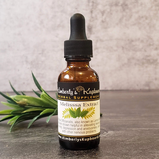 Melissa Tincture--Organic Herbal Extract for Stress, Anxiety and Sadness Kimberlys Kupboard