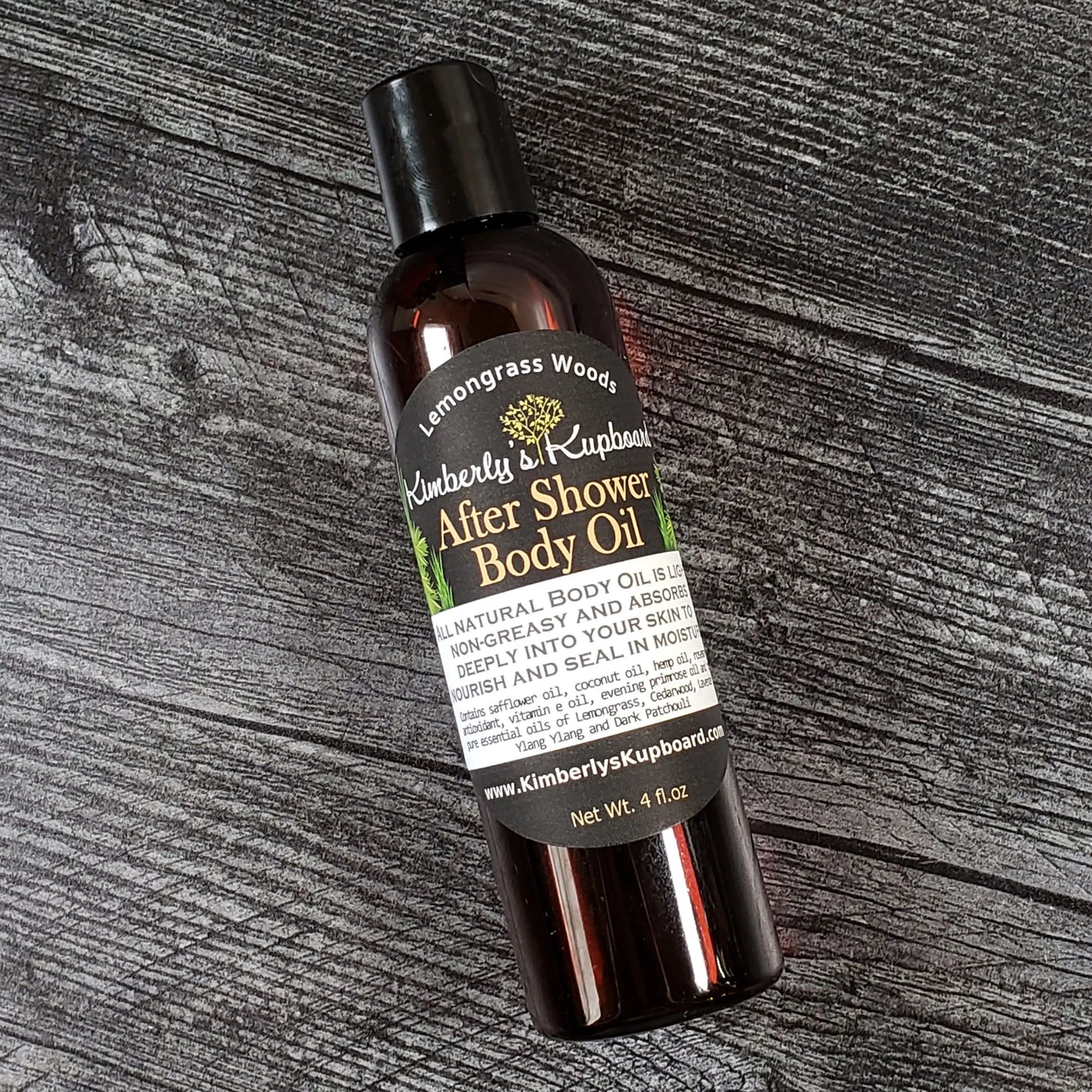 After Shower Body Oil Lemongrass, Lavender, Cedarwood Kimberlys Kupboard