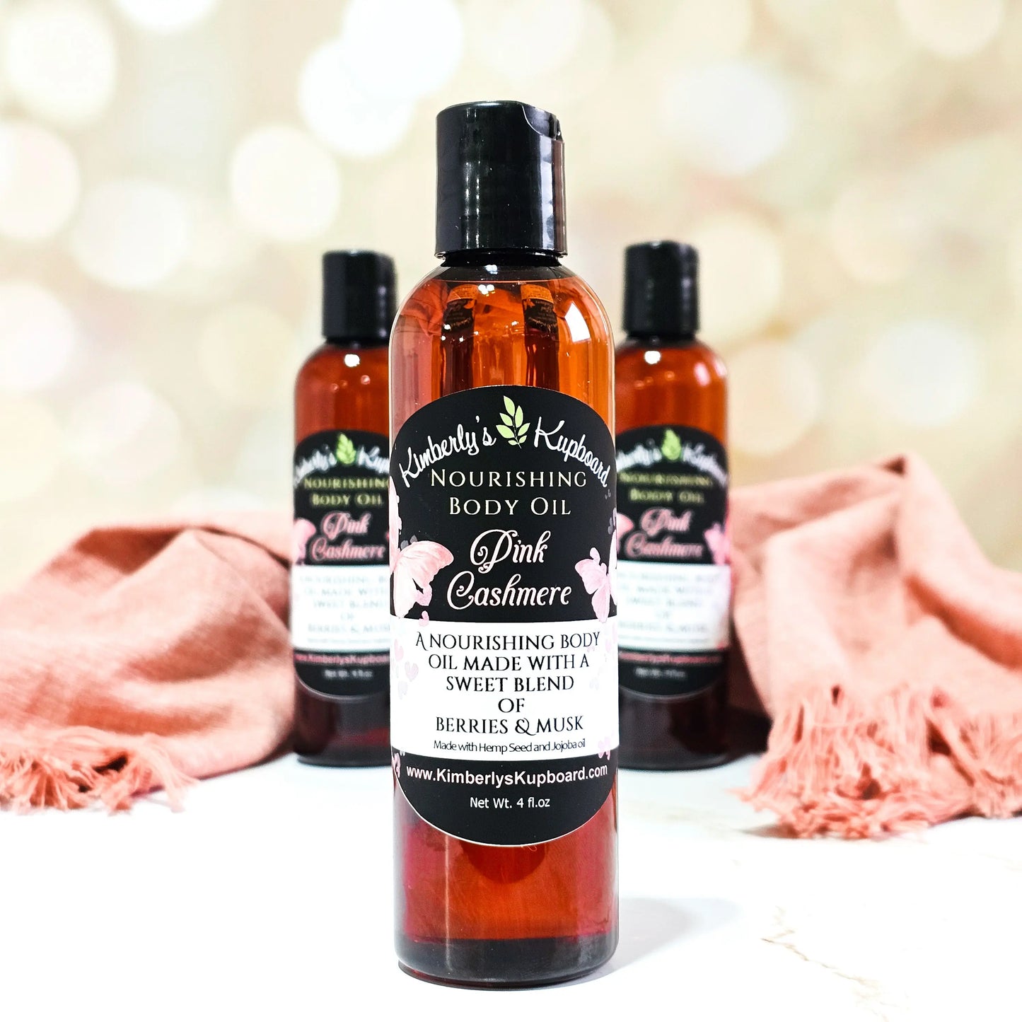 Pink Cashmere Body Oil Kimberlys Kupboard