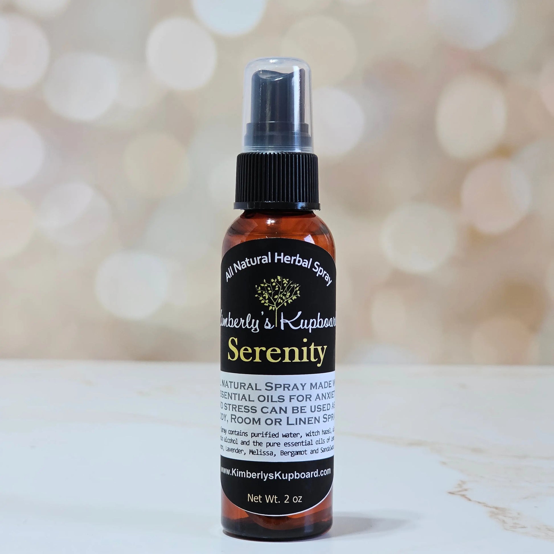 Serenity Body & Linen Spray for Anxiety Relief and Mood Booster! Kimberlys Kupboard