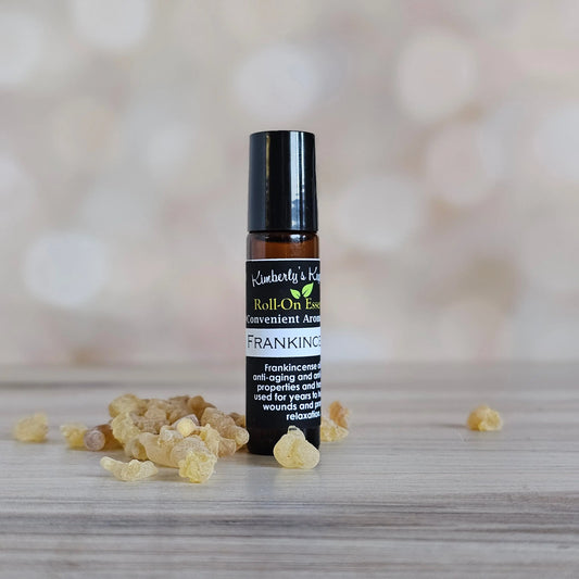 Frankincense Roll-On Essential Oil--for Anxiety and stress, Aromatherapy Kimberlys Kupboard