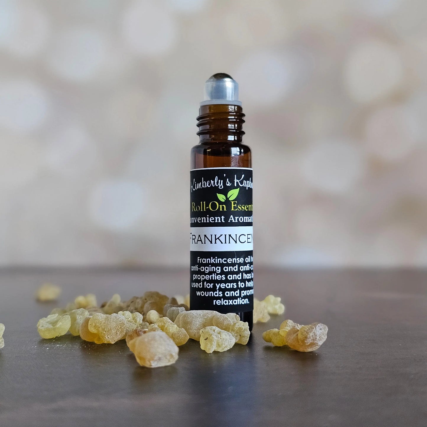 Frankincense Roll-On Essential Oil--for Anxiety and stress, Aromatherapy Kimberlys Kupboard