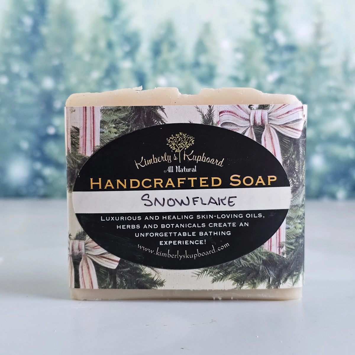 Snowflake Soap--Tallow Cold Process Tallow Soap Kimberlys Kupboard