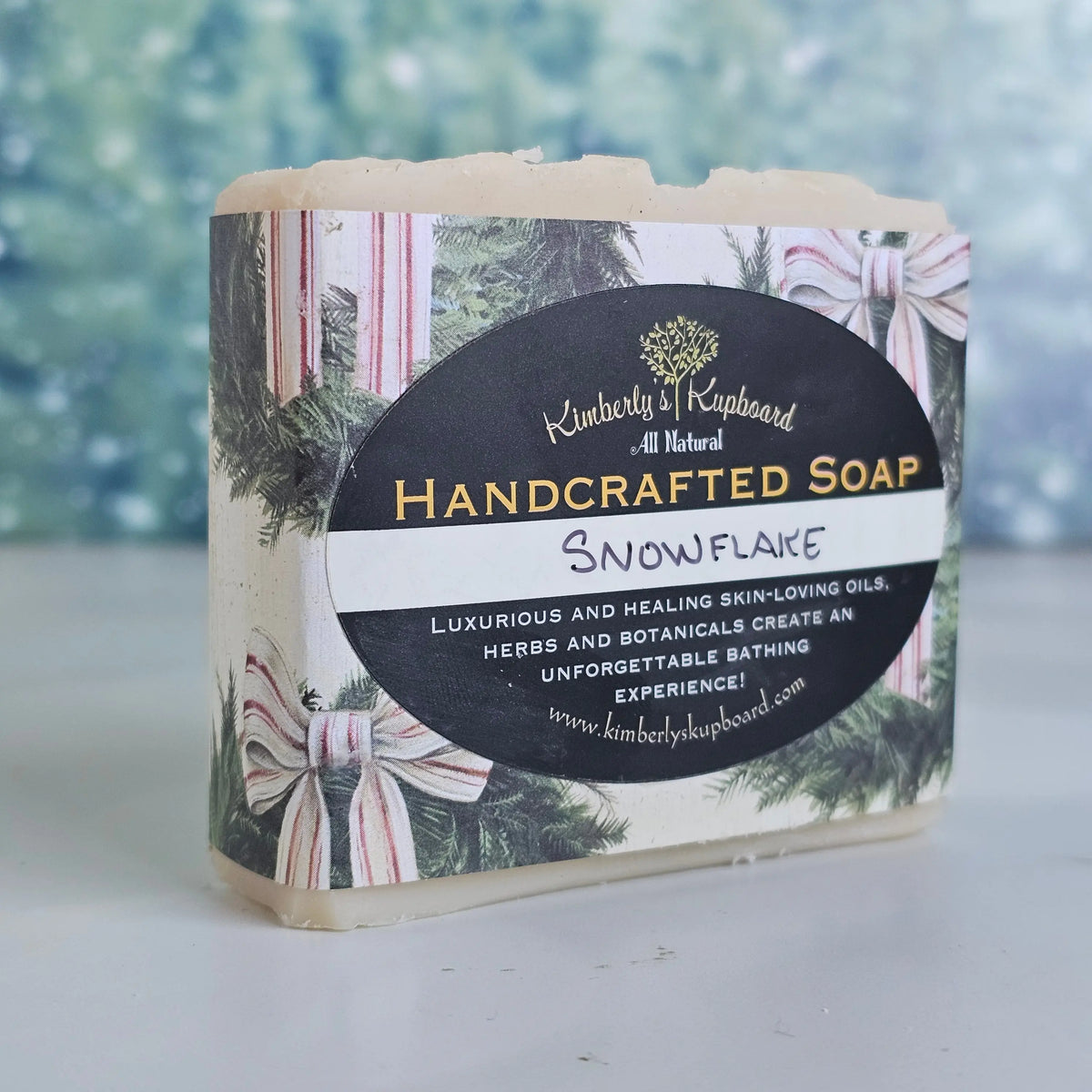 Snowflake Soap--Tallow Cold Process Tallow Soap Kimberlys Kupboard
