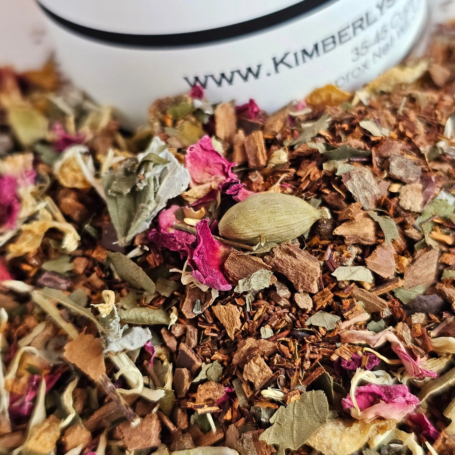 Almond Tea Cake Loose Rooibos Tea Kimberlys Kupboard