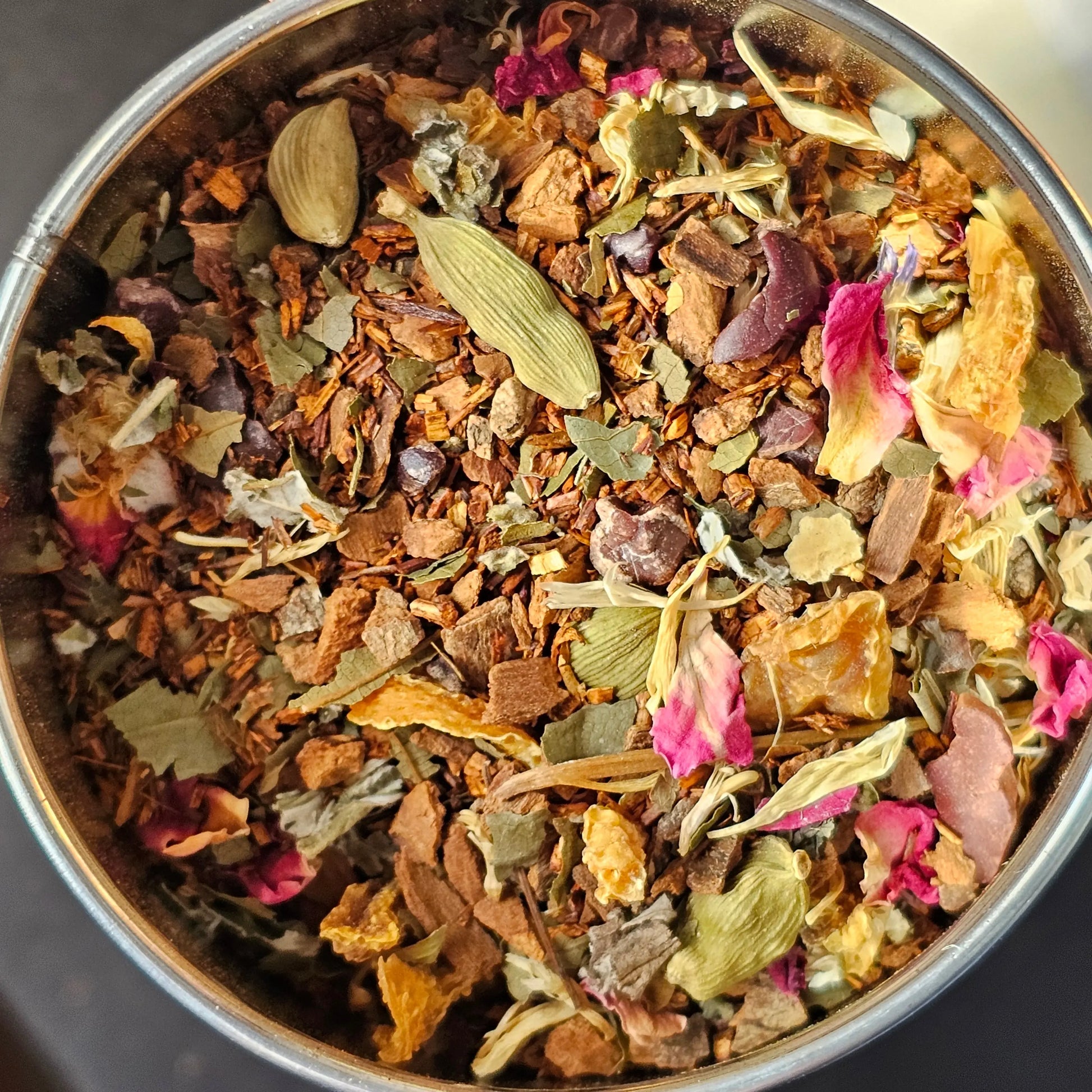 Almond Tea Cake Loose Rooibos Tea Kimberlys Kupboard
