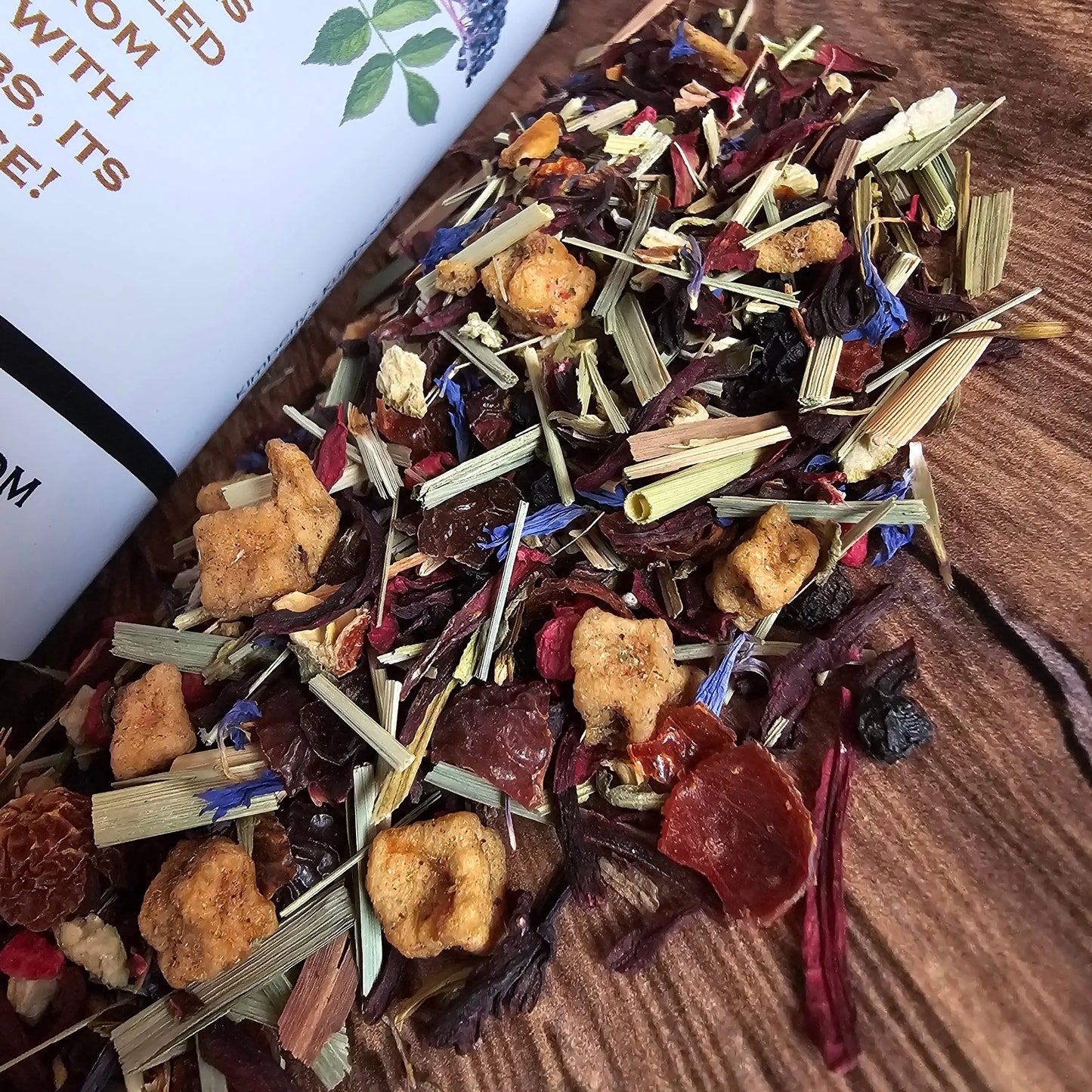 Elderberry tea Caffeine Free Fruity Tea for Healthy Immune System Kimberlys Kupboard
