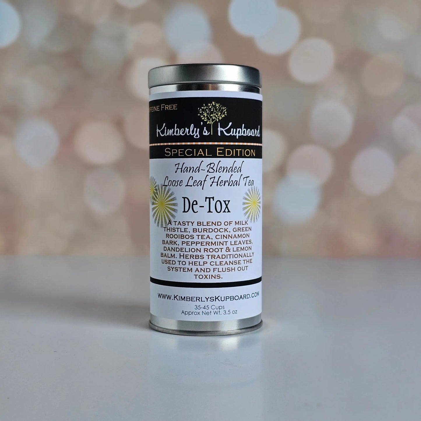Detox Herbal tea caffeine free cleansing tea Kimberlys Kupboard