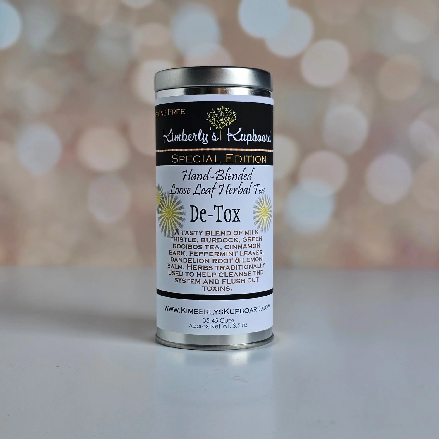 Detox Herbal tea caffeine free cleansing tea Kimberlys Kupboard