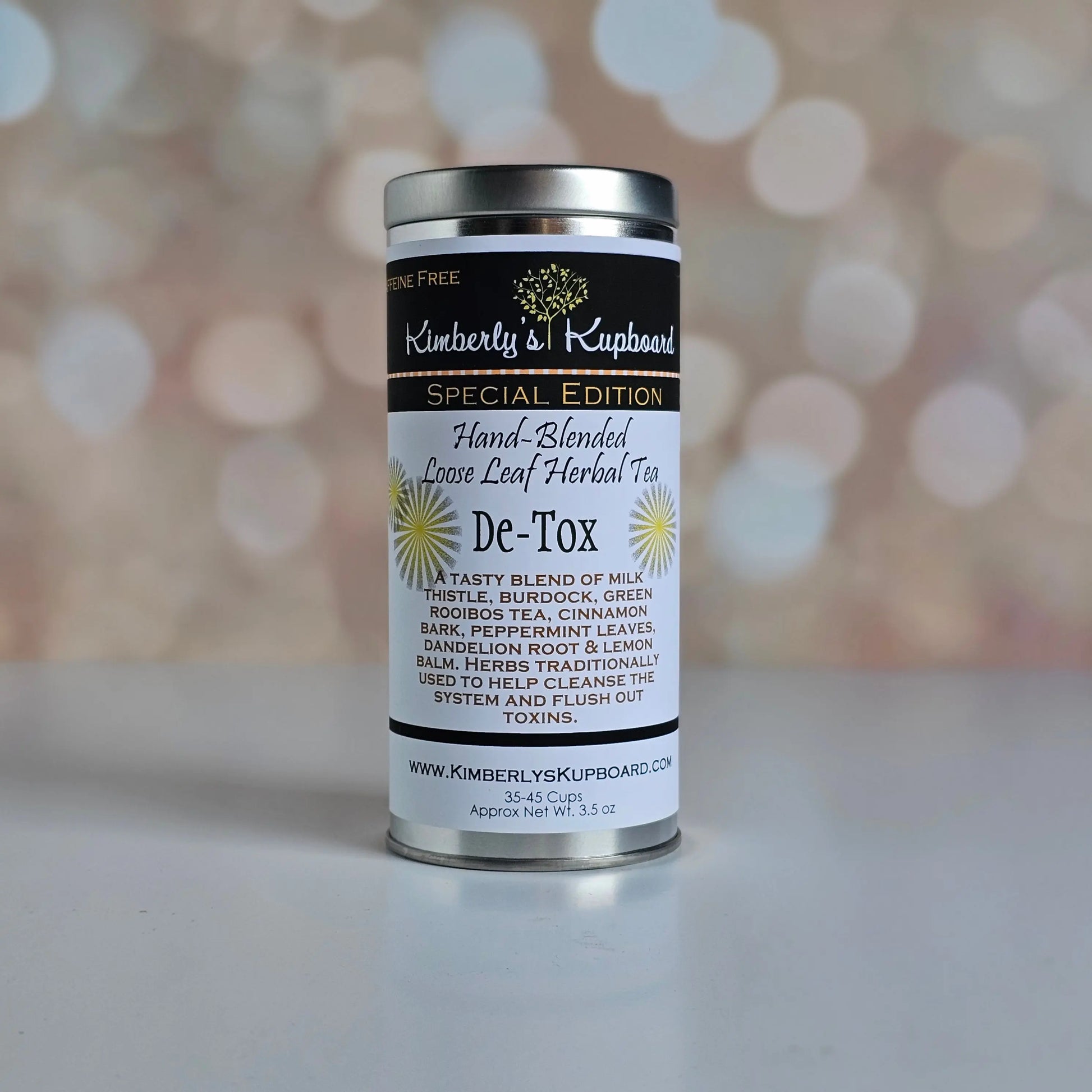 Detox Herbal tea caffeine free cleansing tea Kimberlys Kupboard