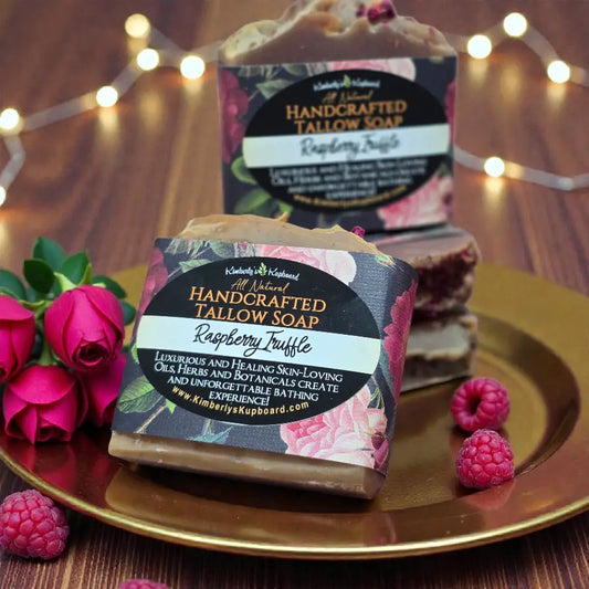 Raspberry Truffle Tallow Soap Kimberlys Kupboard