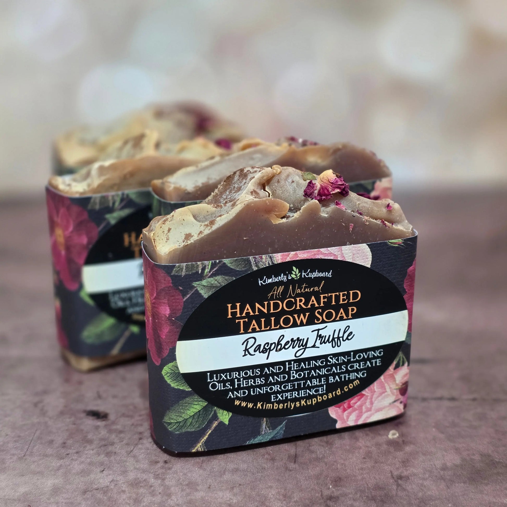 Raspberry Truffle Tallow Soap Kimberlys Kupboard