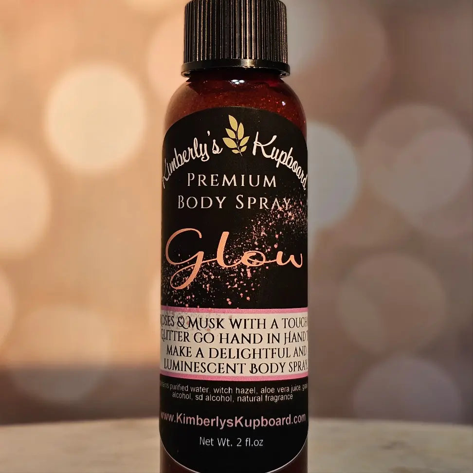 Glow! Shimmering Body Spray Kimberlys Kupboard