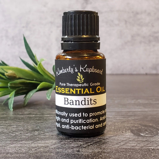 Bandits Blend Essential Oil for Immune Support, Odors and Cleaning Kimberlys Kupboard