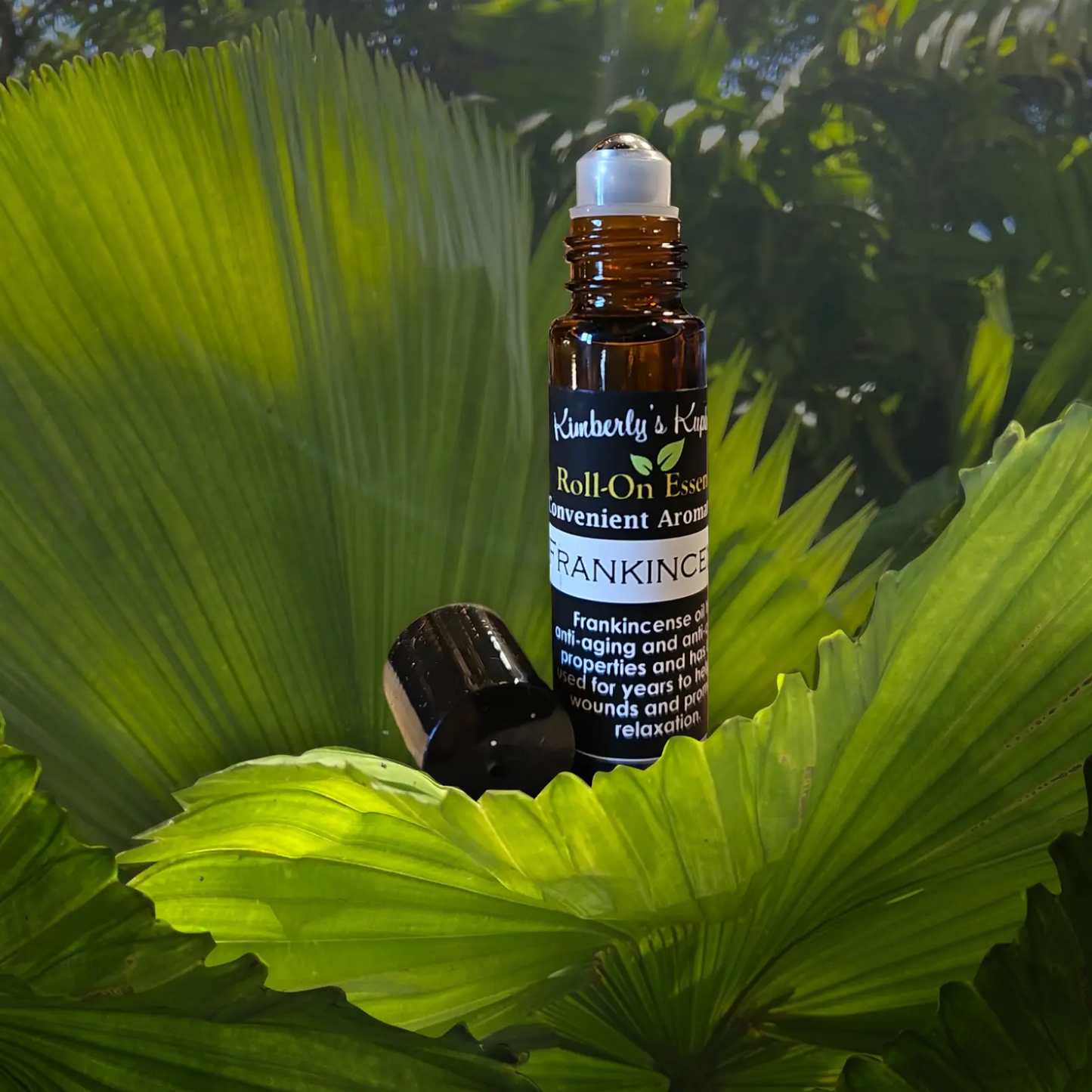 Frankincense Roll-On Essential Oil--for Anxiety and stress, Aromatherapy Kimberlys Kupboard