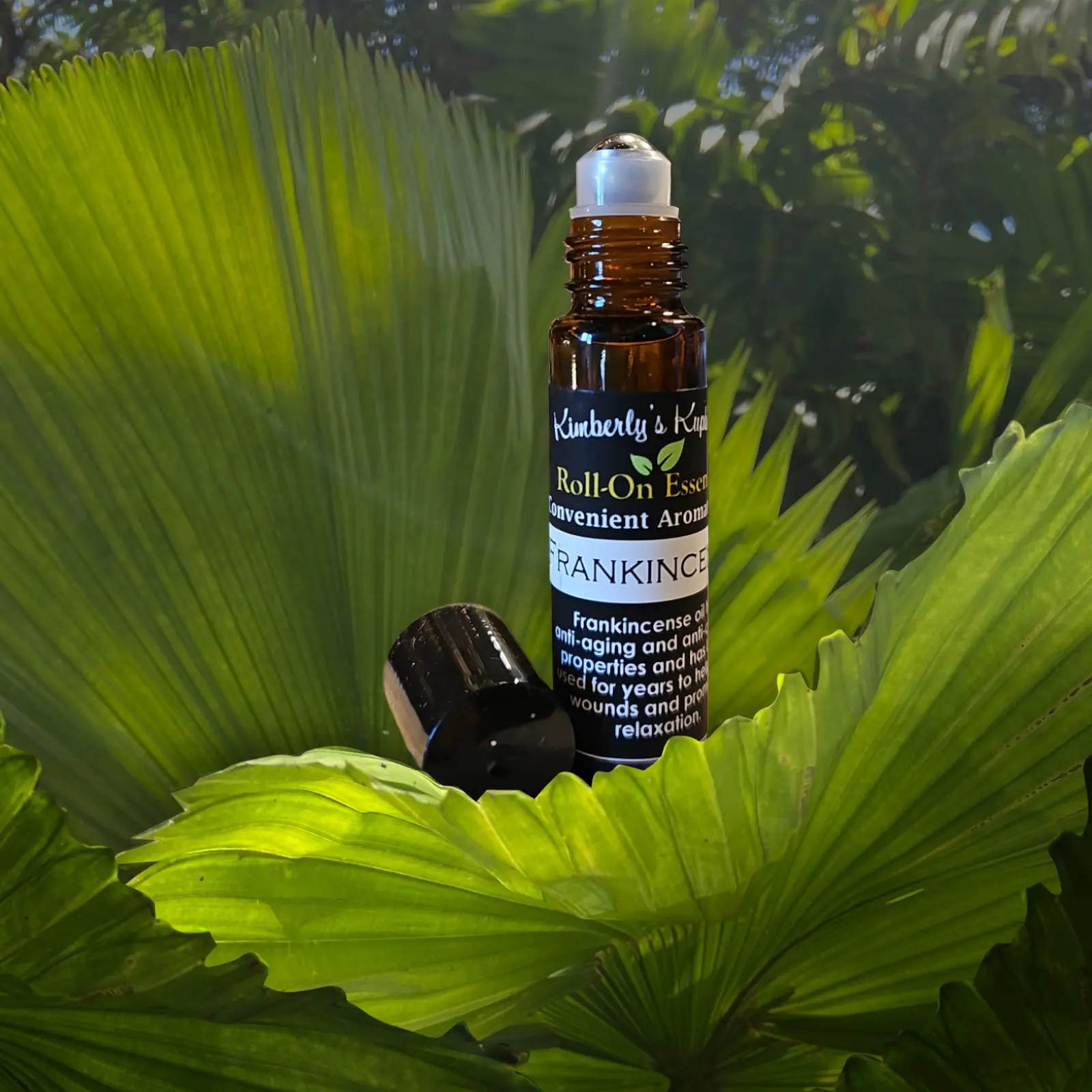 Frankincense Roll-On Essential Oil--for Anxiety and stress, Aromatherapy Kimberlys Kupboard