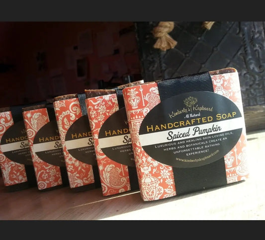 Spiced Pumpkin Soap--natural Cold Process Tallow Soap Kimberlys Kupboard