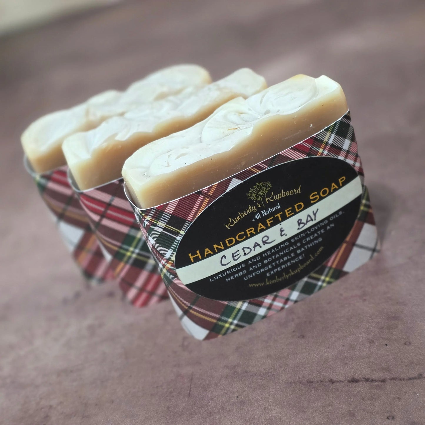 Cedarwood & Bay cold process Tallow soap Kimberlys Kupboard