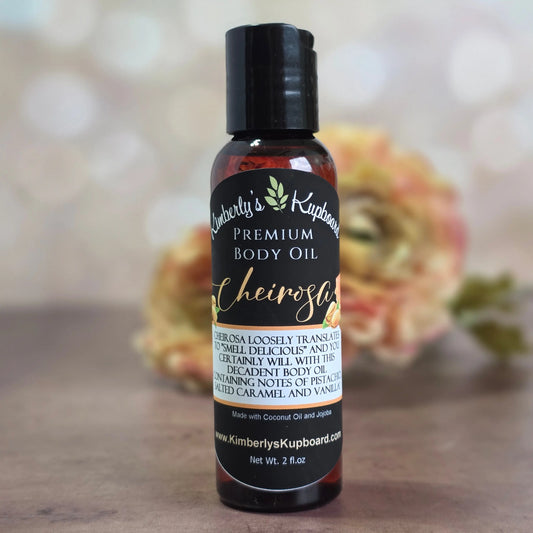 Cheirosa Body Oil, After Shower luxurious moisturizing body oil, made with coconut oil Kimberlys Kupboard