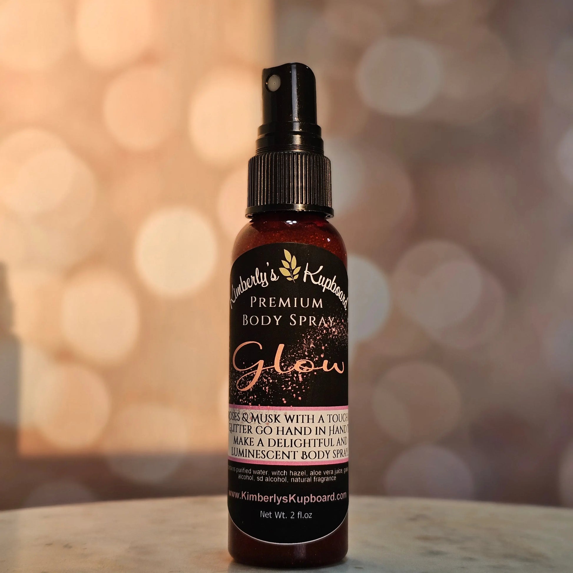 Glow! Shimmering Body Spray Kimberlys Kupboard