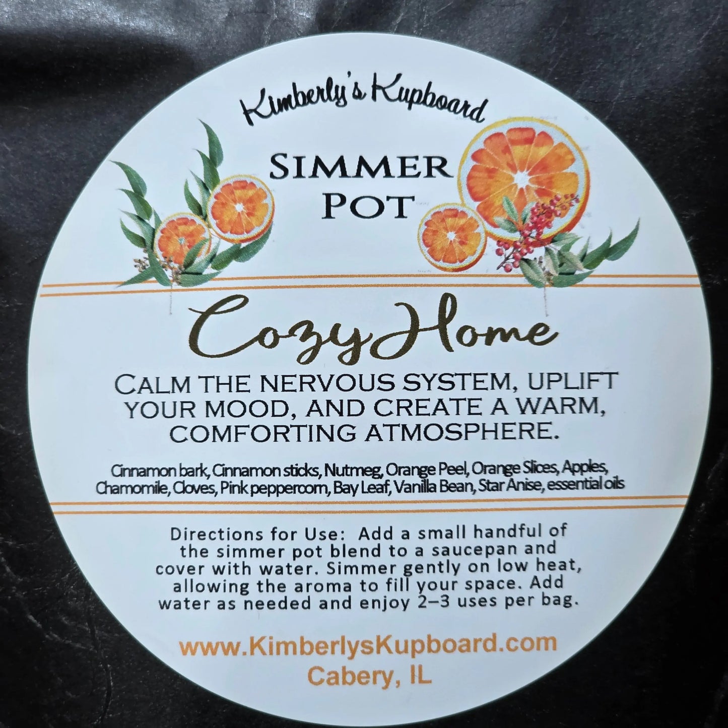 Simmer Pot Kit - Cozy Home Blend Kimberlys Kupboard