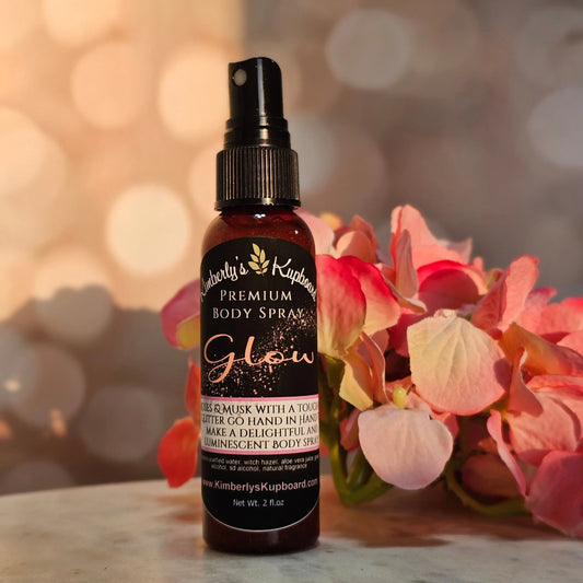 Glow! Shimmering Body Spray Kimberlys Kupboard