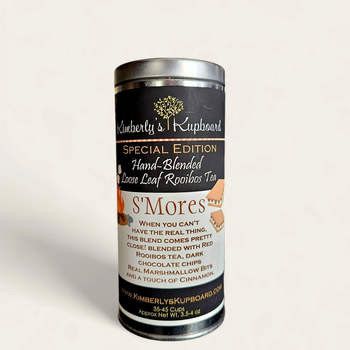 Smores tea loose caffeine free Dessert tea Kimberlys Kupboard