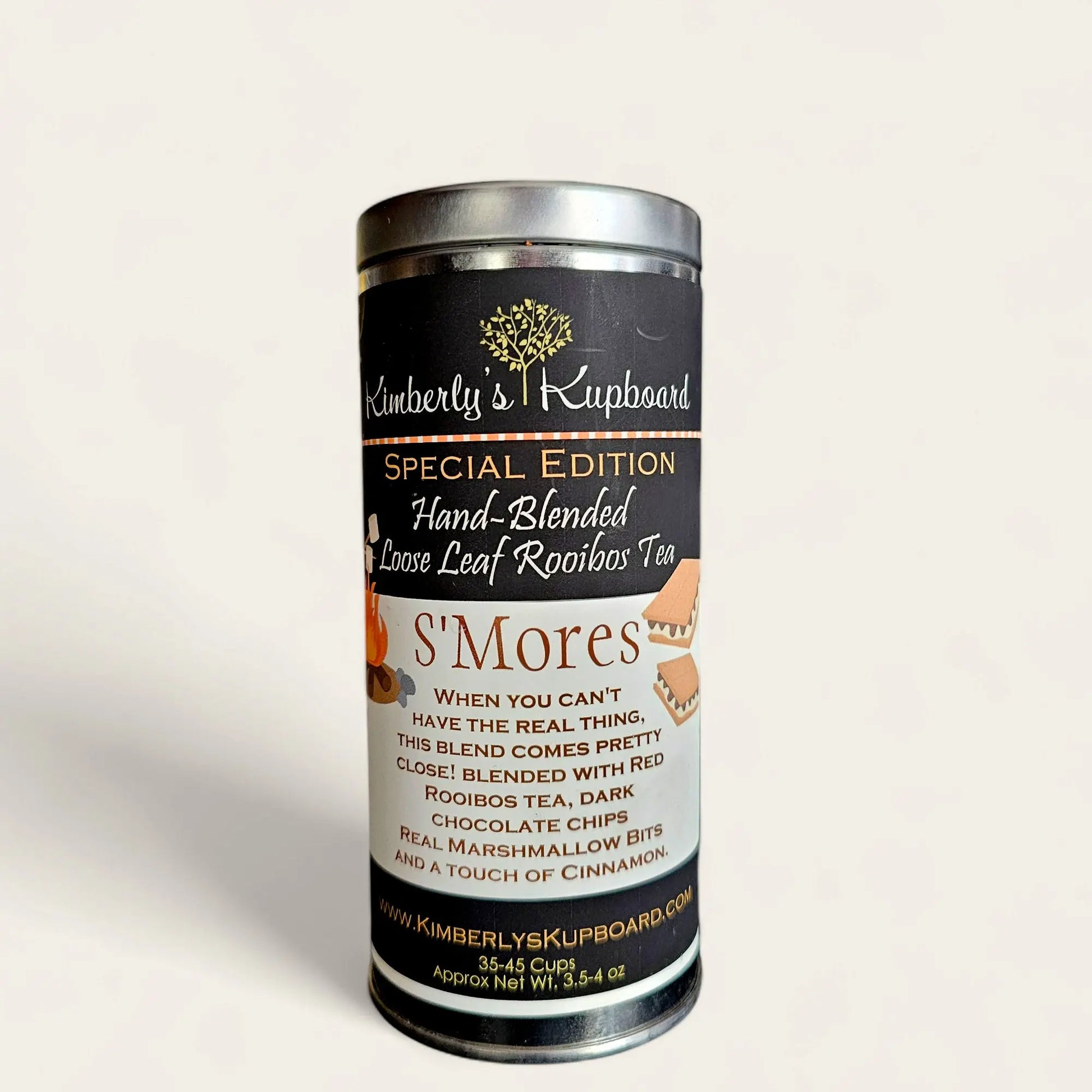 Smores tea loose caffeine free Dessert tea Kimberlys Kupboard