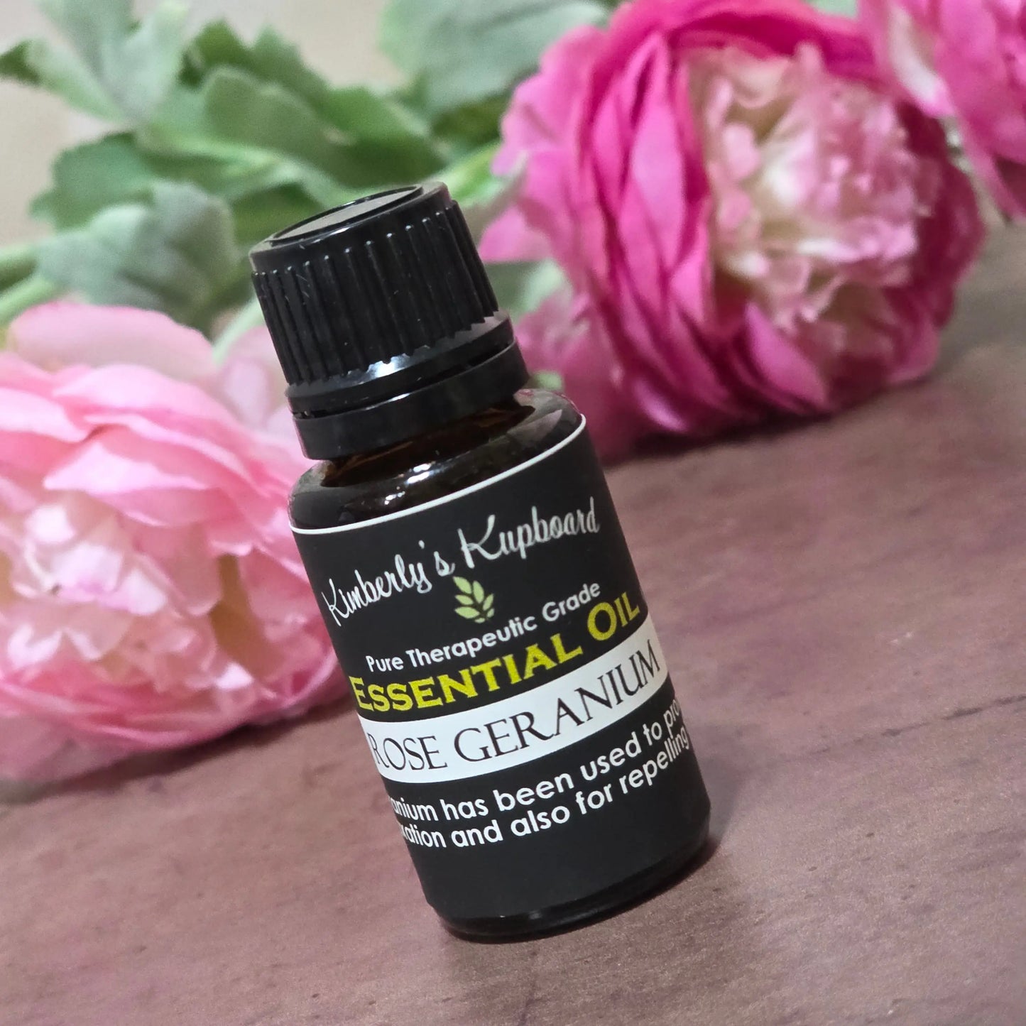 Rose Geranium Essential Oil for repelling ticks, menopause relief and hormonal balance Kimberlys Kupboard