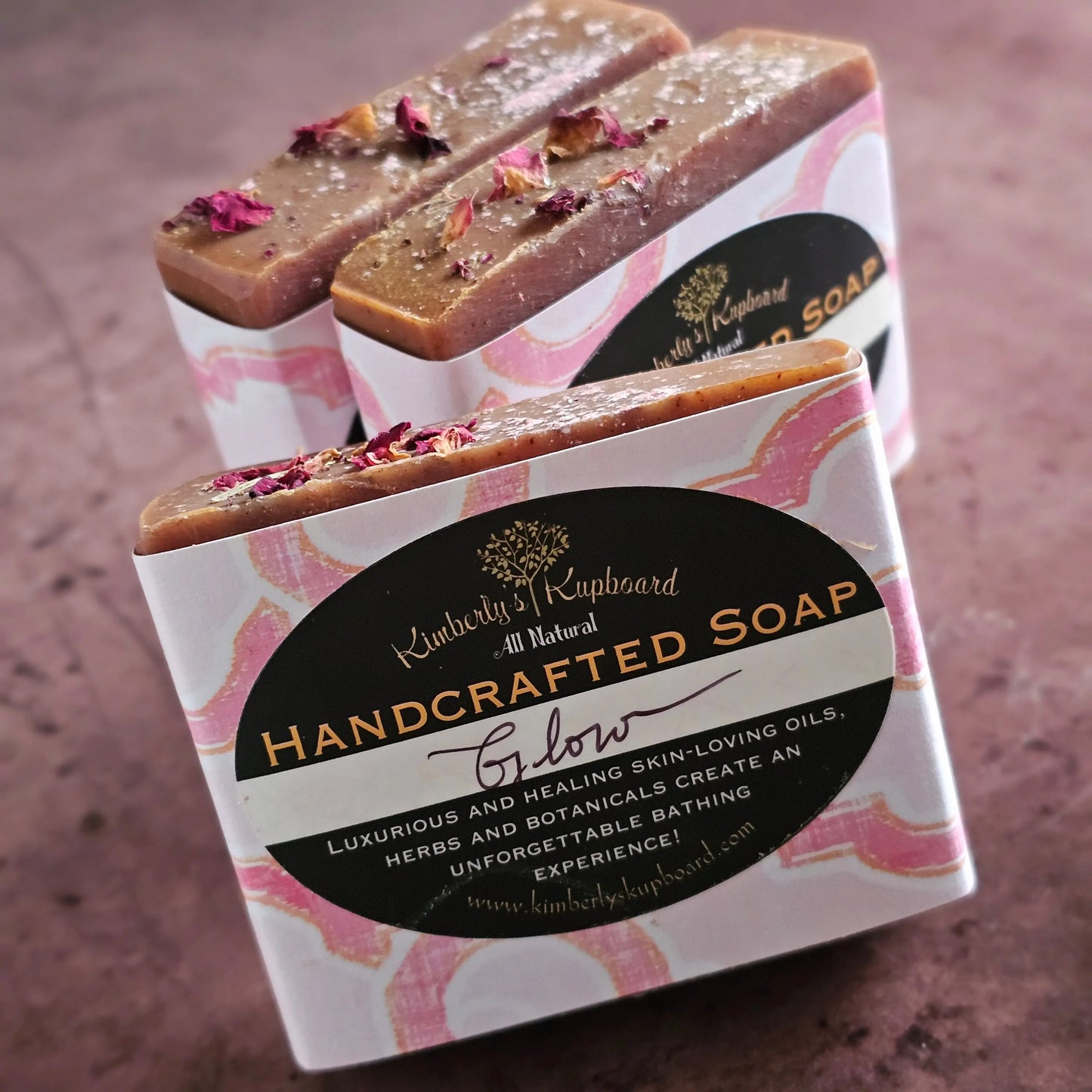 Glow cold process Tallow Soap Kimberlys Kupboard