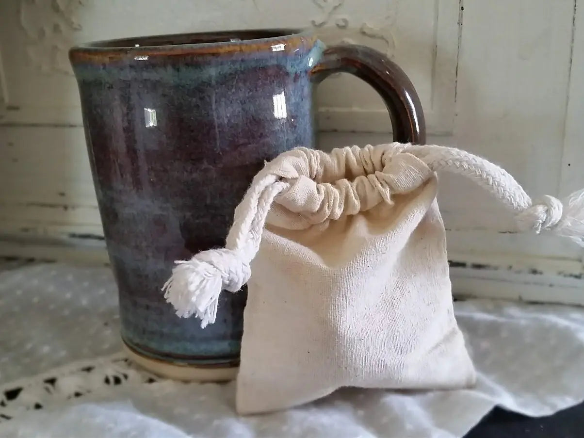 Cloth Tea Bag Unbleached Cotton Muslin Kimberlys Kupboard
