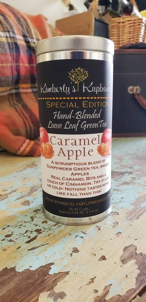 Caramel Apple Tea..Delicious Fall Tea made with Green tea, Apples and real Caramel! Kimberlys Kupboard