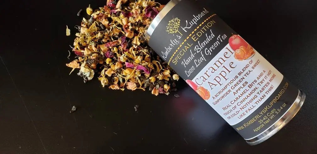 Caramel Apple Tea..Delicious Fall Tea made with Green tea, Apples and real Caramel! Kimberlys Kupboard