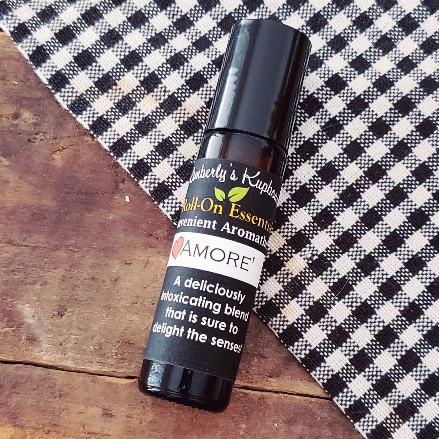 Amore' Roll-On Perfume Oil, Essential Oil Kimberlys Kupboard