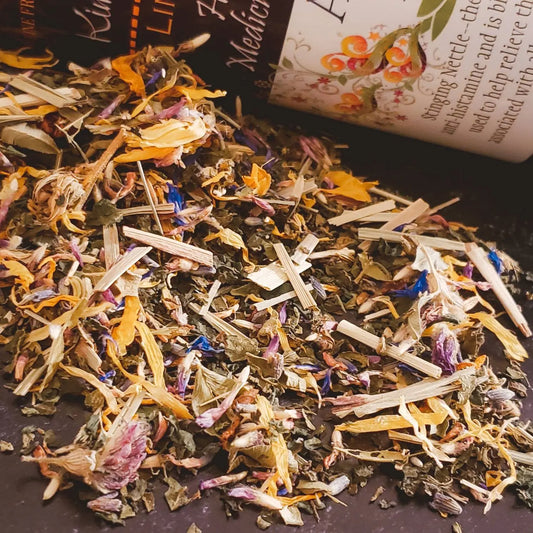 Organic Allergy Herbal Tea-- Allerge Ease Tea for allergies... Loose Leaf Kimberlys Kupboard