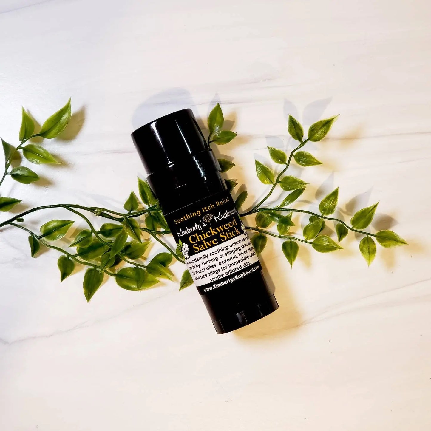 Chickweed Herbal Healing Salve for soothing anti itch relief from bug bites, bee stings, rashes,cradle cap and irritated skin Kimberlys Kupboard