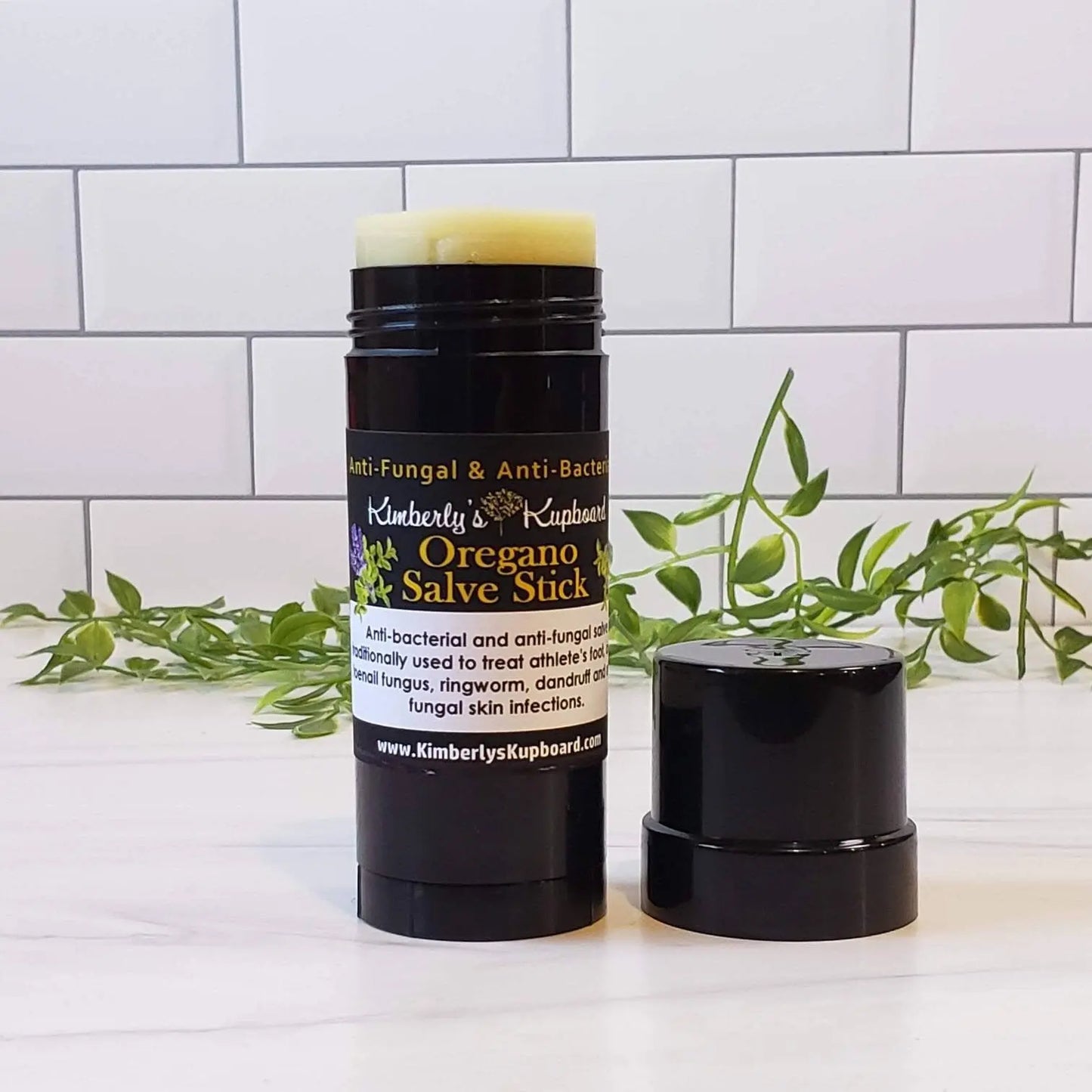 Lavender & Oregano Herbal Salve for acne and fungal infections such as athlete's foot, dandruff, ringworm, toenail fungus, jock-itch Kimberlys Kupboard