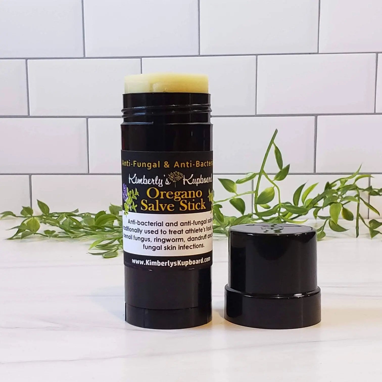 Lavender & Oregano Herbal Salve for acne and fungal infections such as athlete's foot, dandruff, ringworm, toenail fungus, jock-itch Kimberlys Kupboard