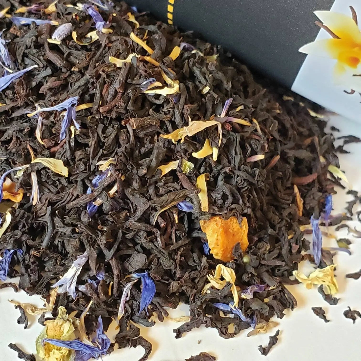 Creamy Earl Grey Black Loose Tea flavored with real Vanilla Beans Kimberlys Kupboard