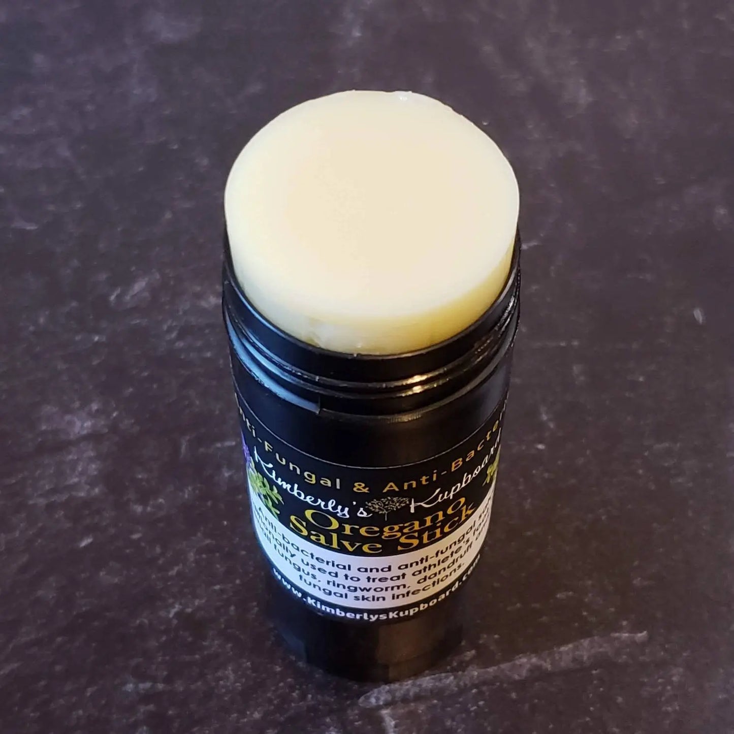 Lavender & Oregano Herbal Salve for acne and fungal infections such as athlete's foot, dandruff, ringworm, toenail fungus, jock-itch Kimberlys Kupboard