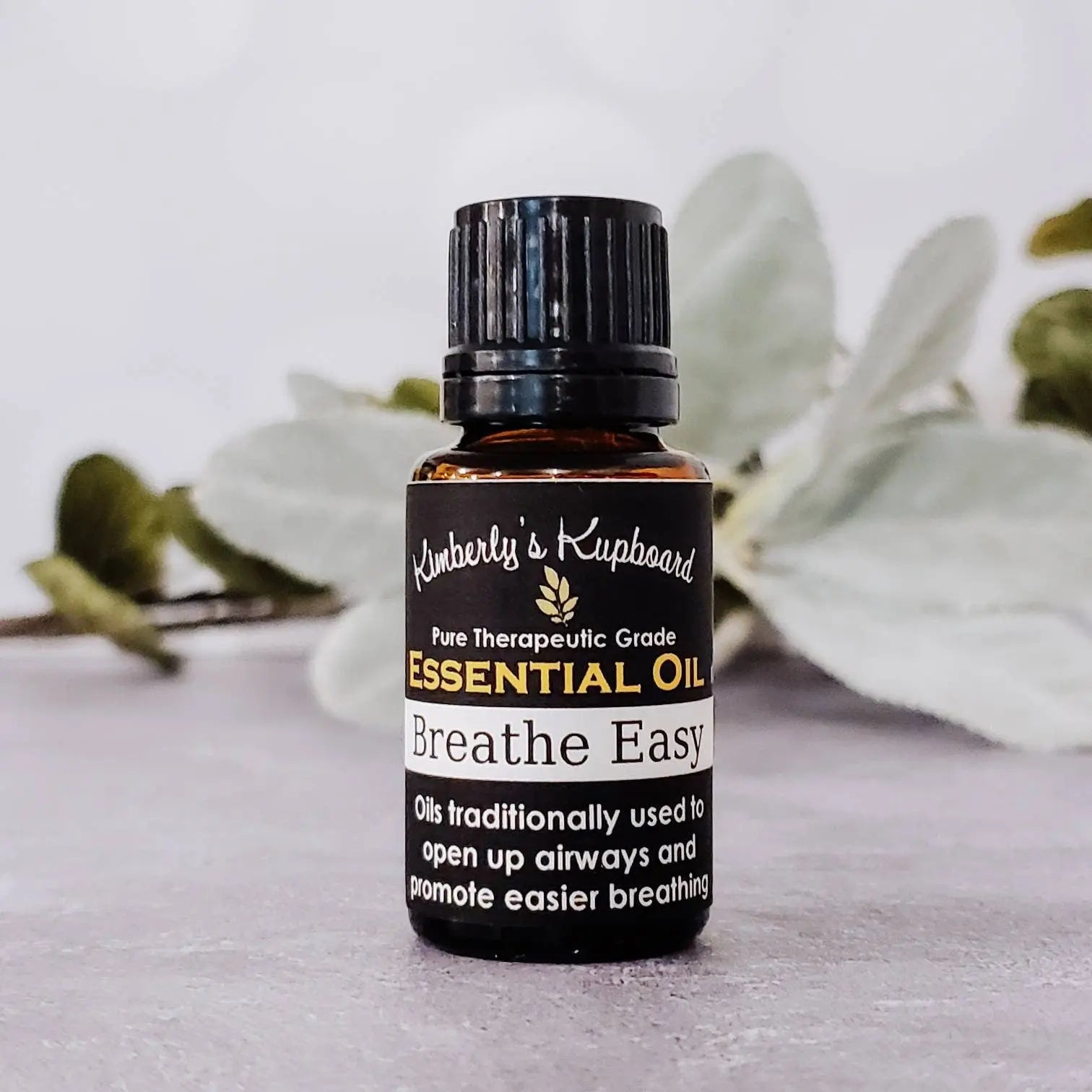Breathe Easy Oil Blend for congestion and sinuses Kimberlys Kupboard