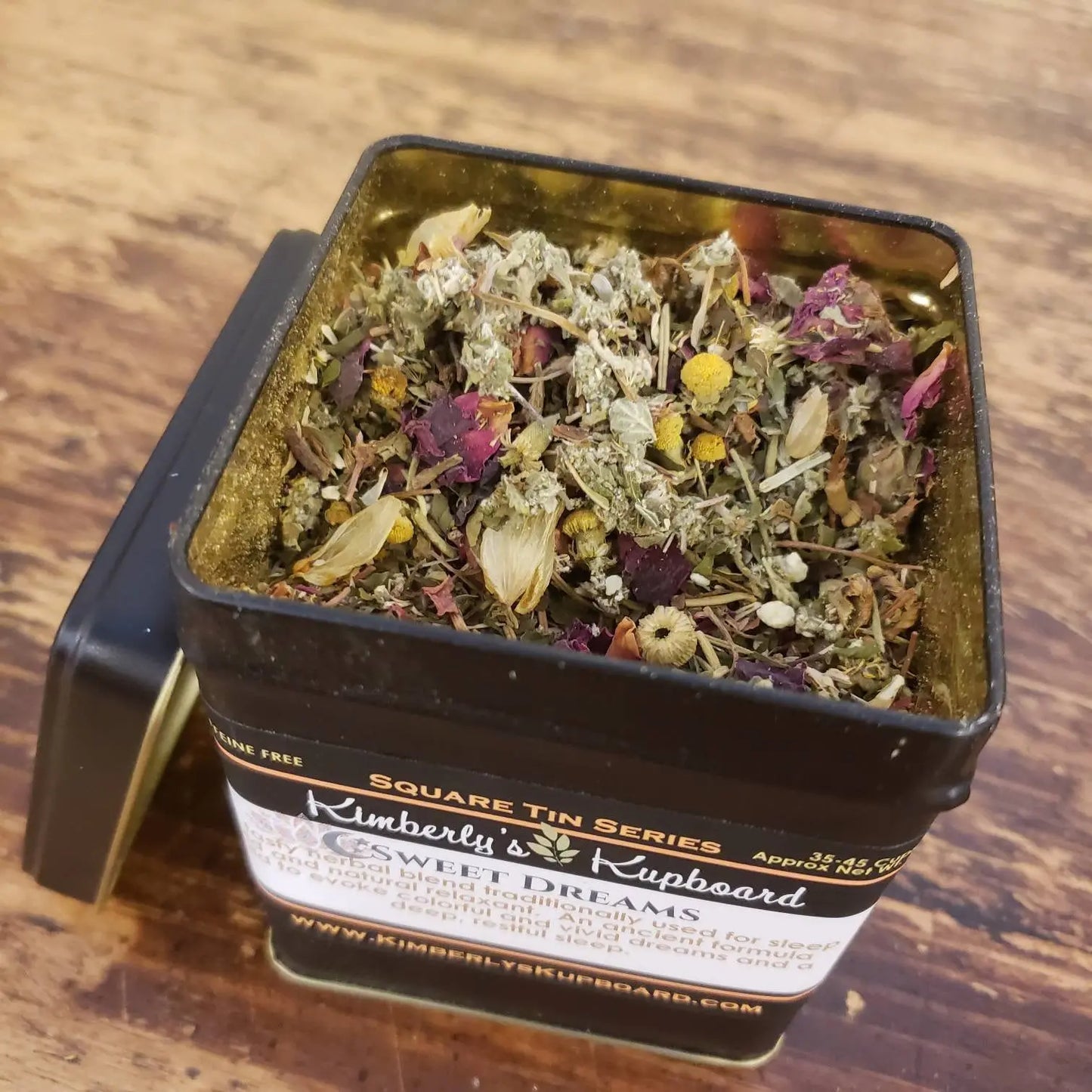 Sweet Dreams Tea for sleep aid and insomnia Loose Leaf herbal tea Kimberlys Kupboard