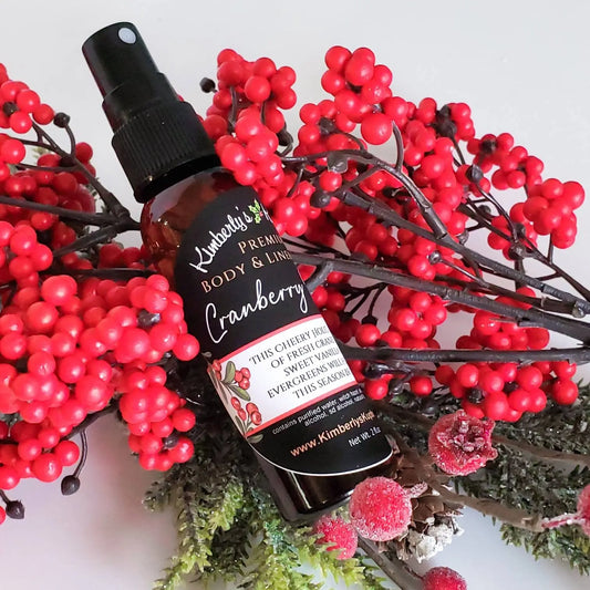 Cranberry Woods Premium Body & Linen Spray Kimberlys Kupboard