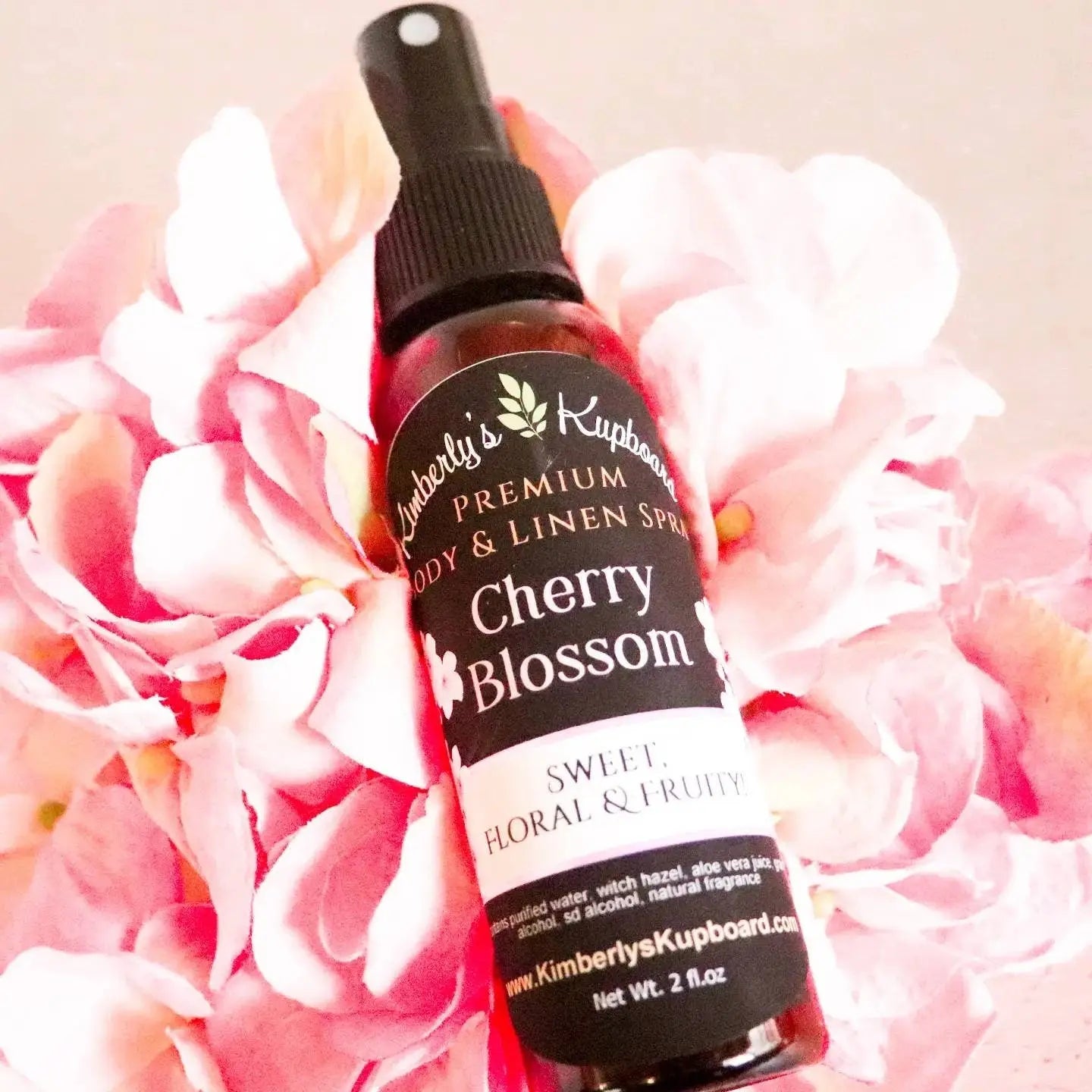 Cherry Blossom Premium Body and Linen Spray Kimberlys Kupboard