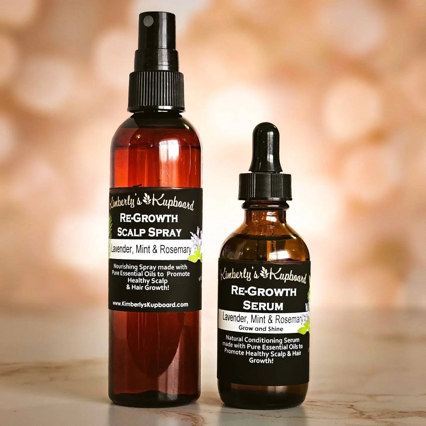 Re-Growth Natural Scalp Spray for Hair Loss Kimberlys Kupboard