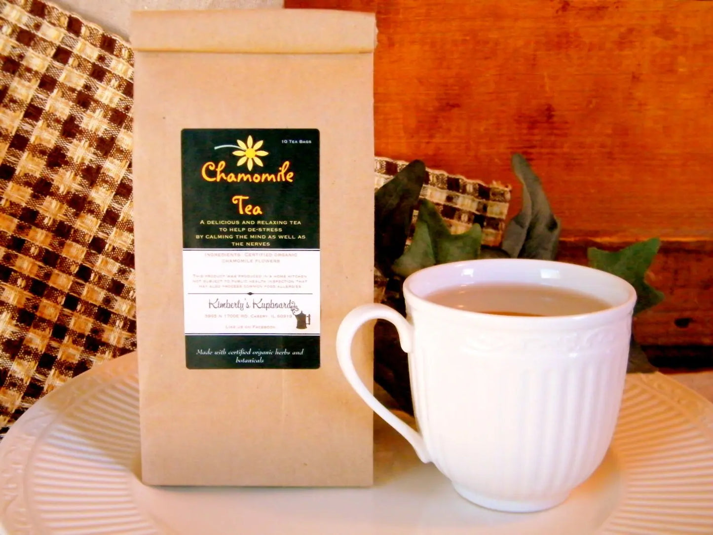 Chamomile Herbal Tea Loose Whole Leaf Kimberlys Kupboard