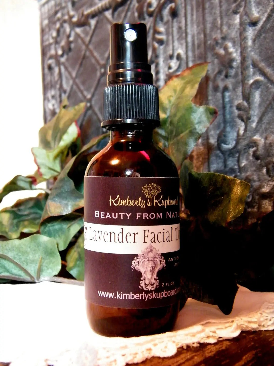 Lavender Hydrosol Facial Tonic...anti-acne and anti-bacterial skincare Kimberlys Kupboard